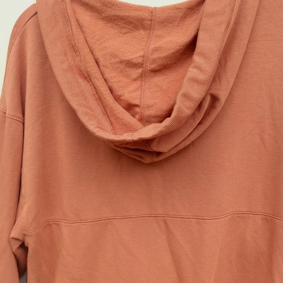 Oversized Live-in French Terry Tunic Burnt Orange Hoodie Old Navy Size Small - Picture 7 of 7